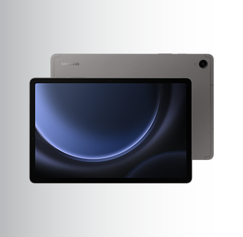 Galaxy Tab S9 FE Gray Product Image Combo RGB